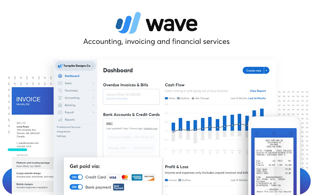 Wave Accounting – Small Business Finance Tool